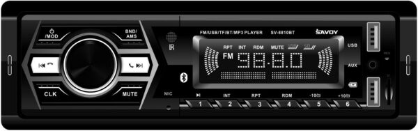 پخش ساووی SV-8810BT - پنل ثابت - 4 خروجی